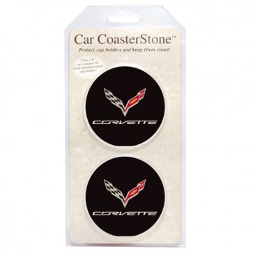 C7 Corvette Car Coasters | Set of 2