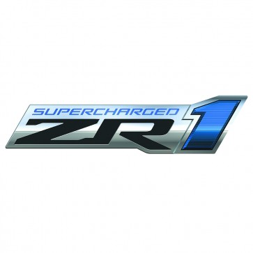 Supercharged Corvette | ZR1 Sign - 34" x 8"