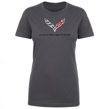 C7 Corvette Ladies | Crossed Flags Tee